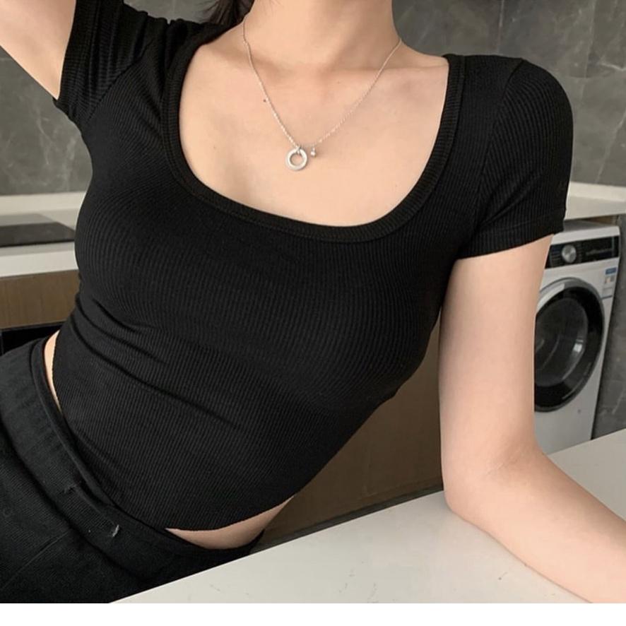 Jual Terlaku..!!Your Basic Top (Crop Top ) | Shopee Indonesia