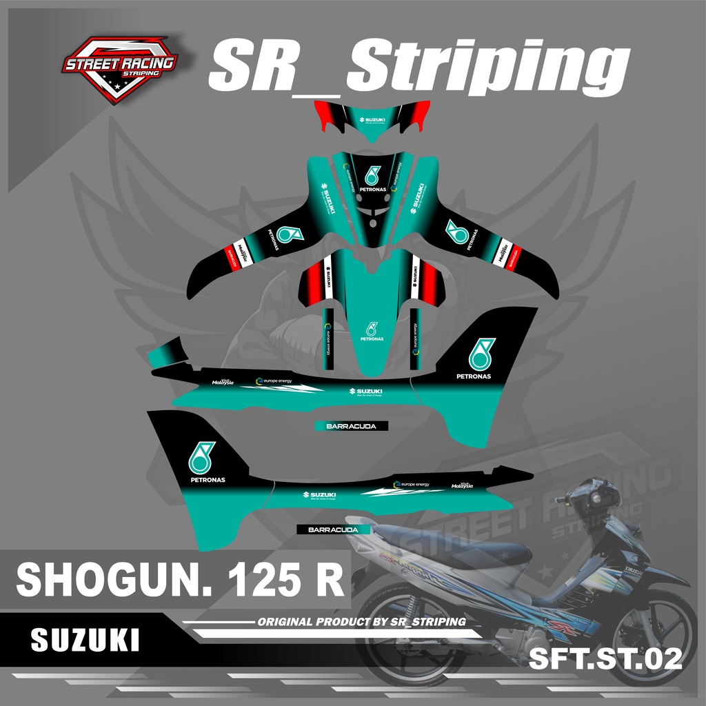 Jual Decal Full Body SHOGUN 125 R - Sticker Decal SHOGUN 125 R Motif ...