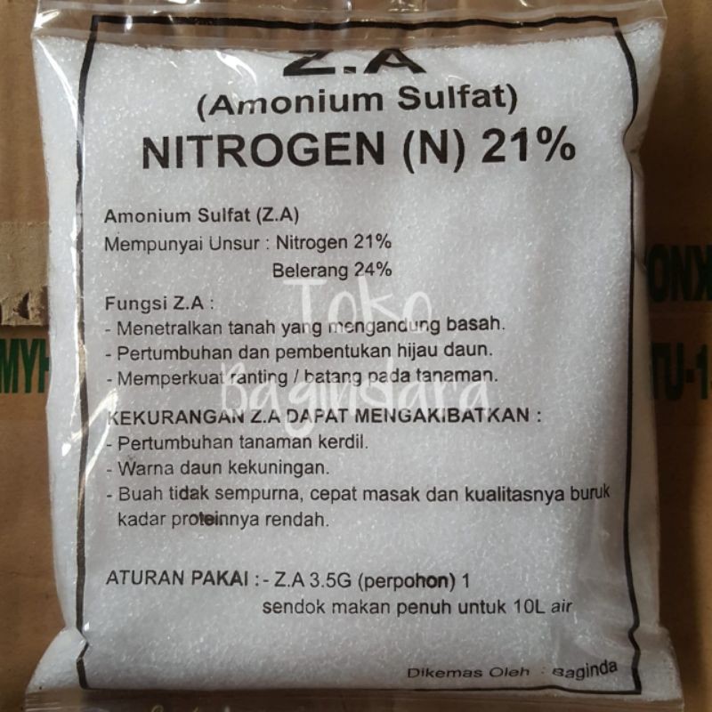 Pupuk Meroke ZA Repack 500Gr Amonium Sulfate