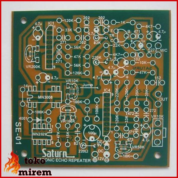 Jual PCB Electronic Echo Repeater Saturn SE-001 d21r Segera Dapatkan