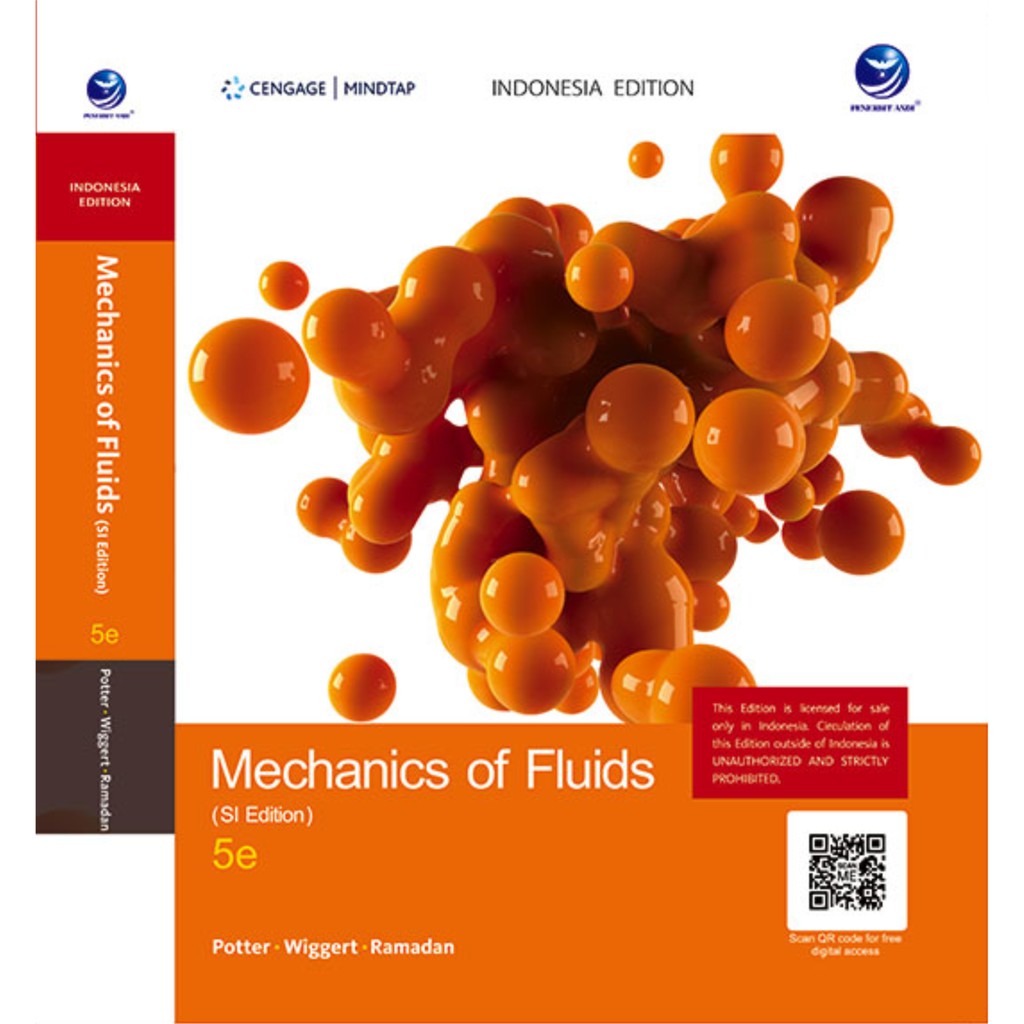 Jual Buku Mechanics Of Fluids Edisi 5 - Potter, Wiggert Dan