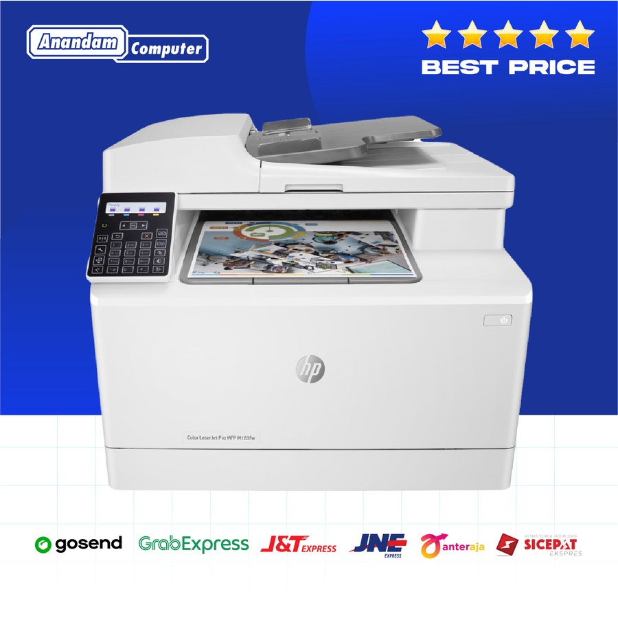 Jual HP Color LaserJet Pro MFP M183fw 183fw Printer | Shopee Indonesia