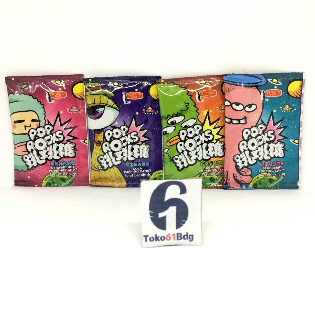 Jual Permen Pletok Pop Rocks - 4bungkus / permen jadul /cemilan manis ...