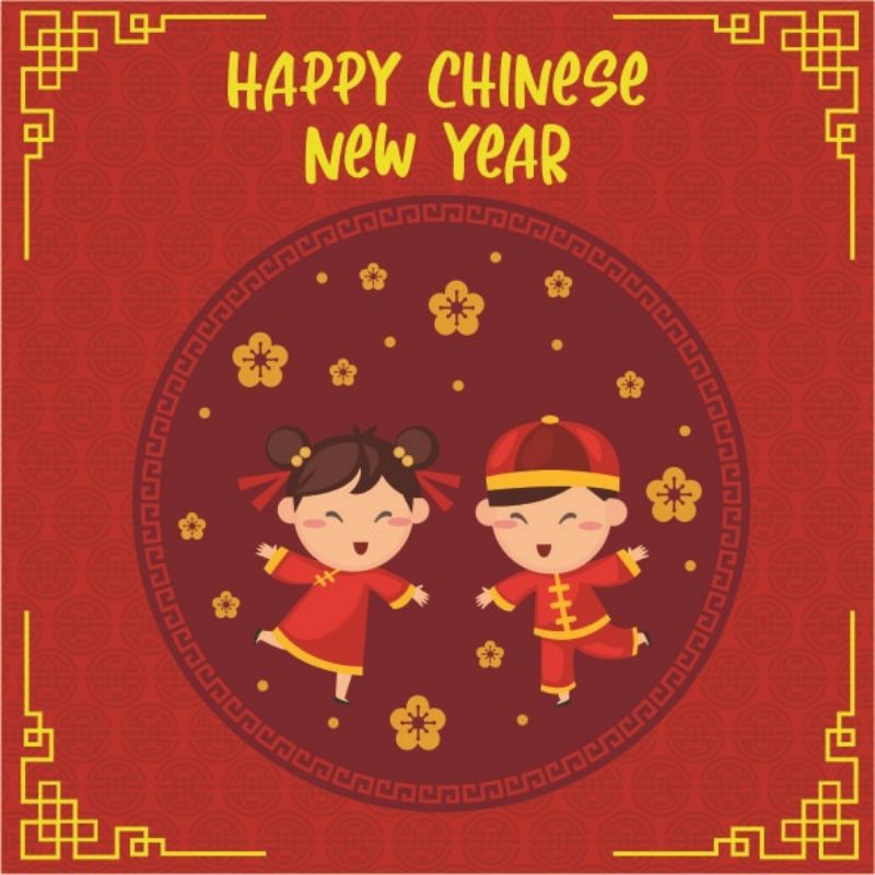 Jual kartu ucapan hari raya cina greeting cards happy chinese new year ...