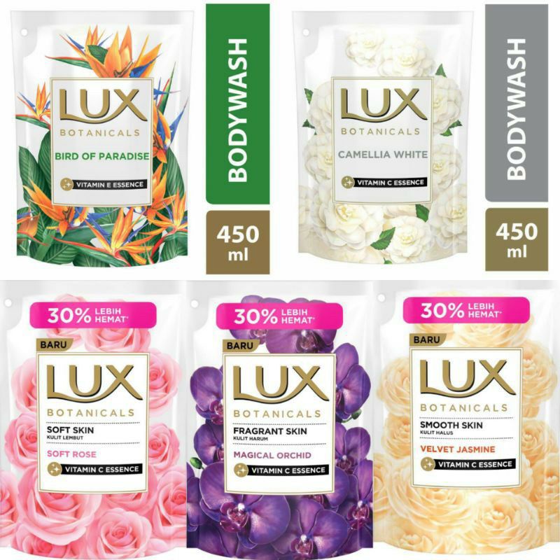 Jual lux body wash sabun mandi refil 400/450ml Shopee Indonesia