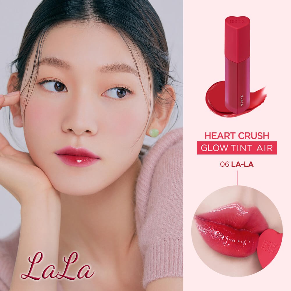 Jual Holika Holika Heart Crush Glow Tint Air Glossy Lip Tint Shopee