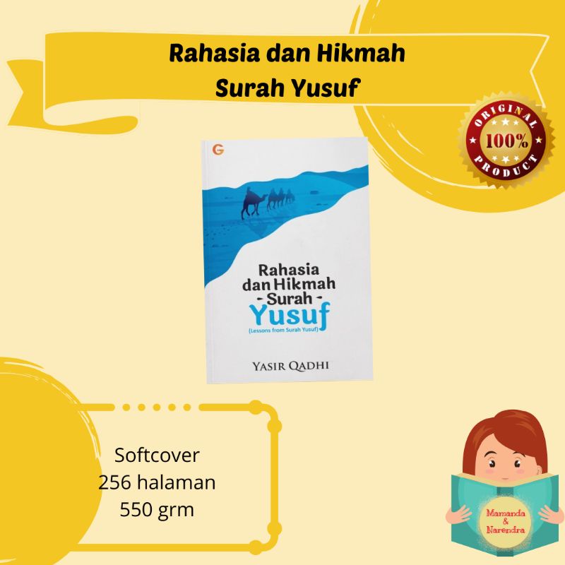 Jual Rahasia Dan Hikmah Surah Yusuf Buku Gema Insani Shopee Indonesia 6510