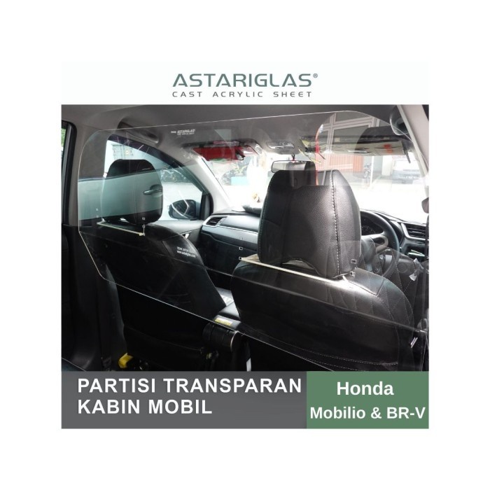 Jual Penyekat mobil Honda Mobilio & BR-V / Akrilik Partisi Kabin Mobil ...
