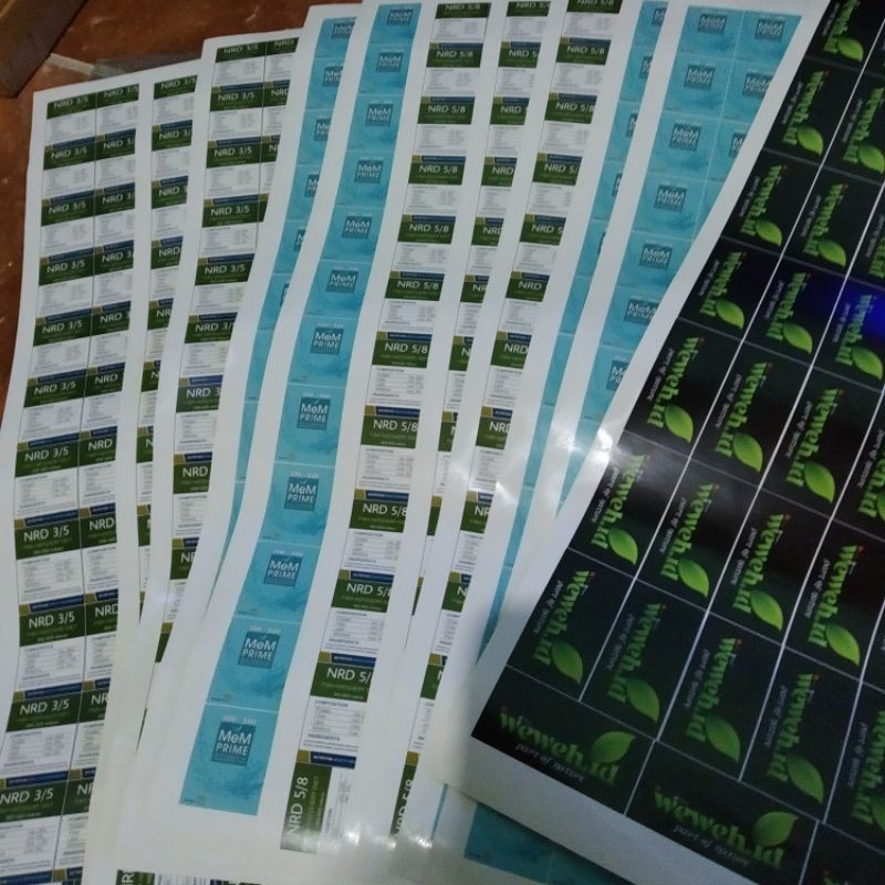 Jual Stiker Label MeM NRD Polar red | Shopee Indonesia