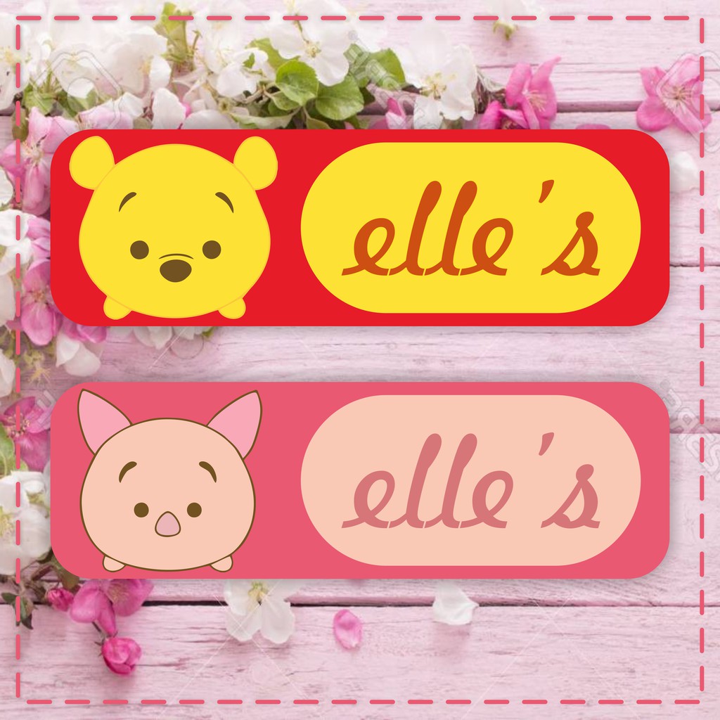 Jual Label Stiker nama anak untuk alat tulis dan mainan anak tema ...