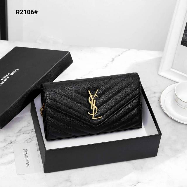 Ysl discount caviar wallet