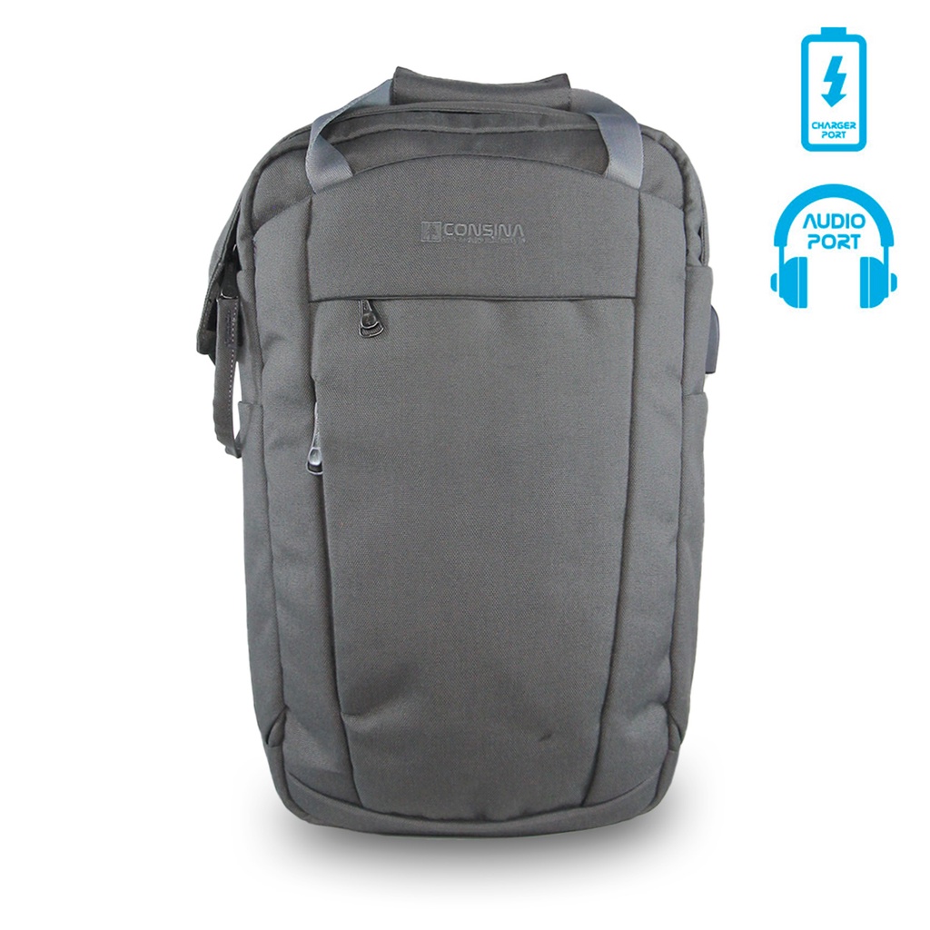 Jual Consina Aztec Tas Ransel Backpack Laptop Travel Outdoor 25L USB ...