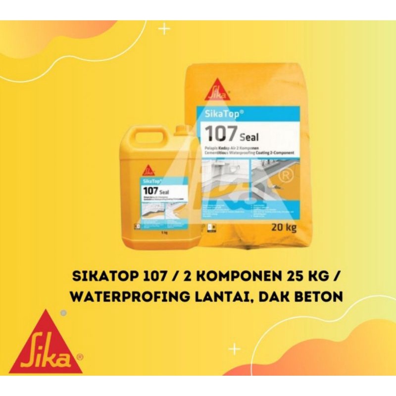 Jual SIKATOP 107 SIKA TOP 107 SEAL ID SIKA WATERPROOFING 2 KOMPONEN 25 ...