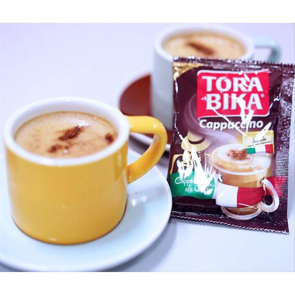Jual KOPI TORABIKA CAPPUCCINO 1 RENCENG 10 SACHET - Tora Bika Capucino ...