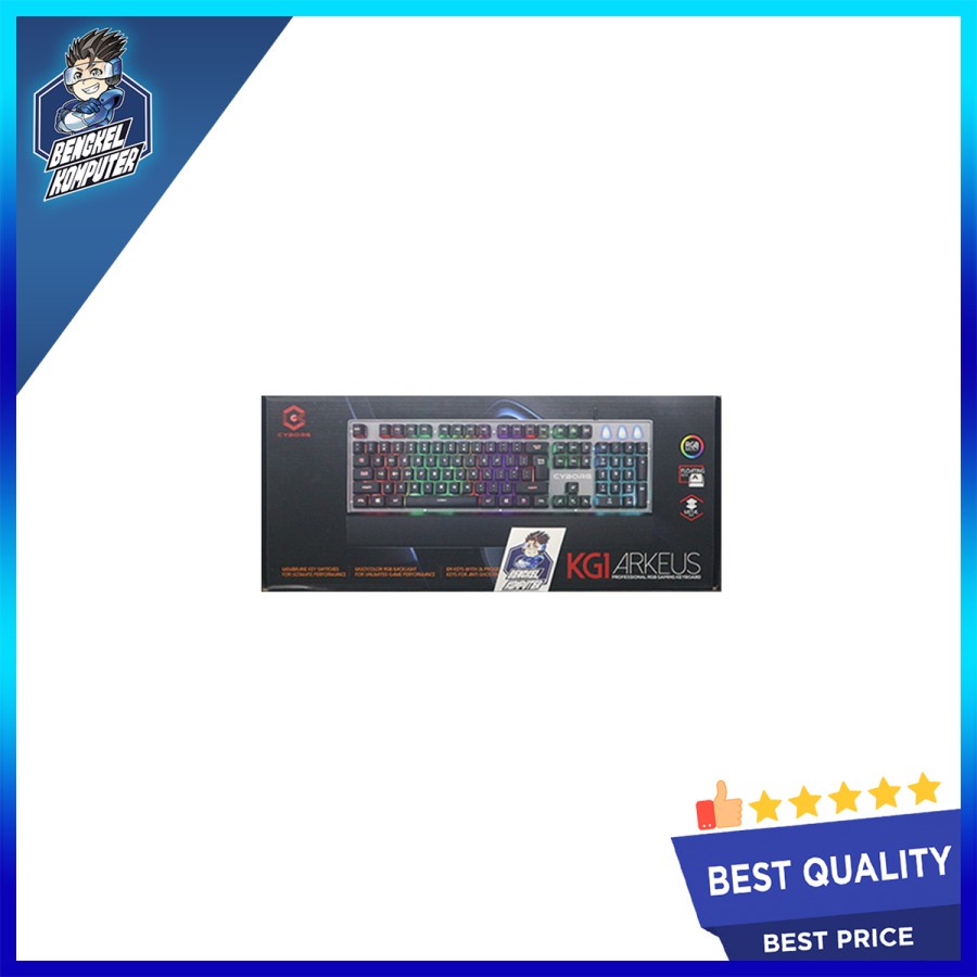 Jual KEYBOARD GAMING RGB CYBORG KG1 ARKEUS | Shopee Indonesia
