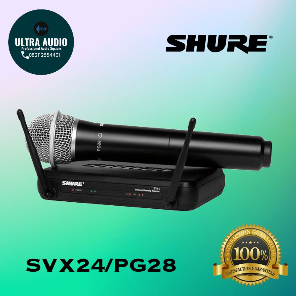 Shure SVX24 PG28 SVX24PG28 SVX 24 PG 28 WIRELESS VOCAL SYSTEM Original