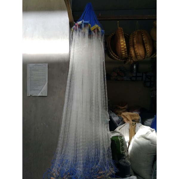 Jual Jaring ikan siap pakai ~lubang 1 inc ~ 50 meter | Shopee Indonesia