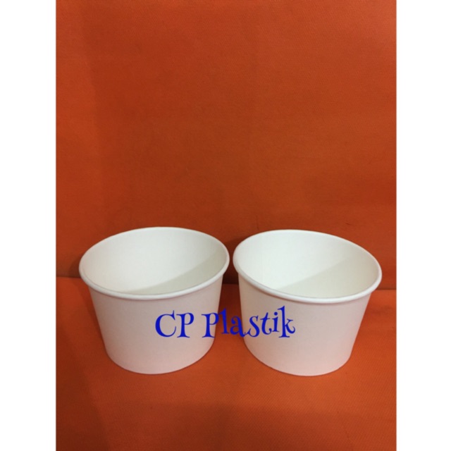 Jual Paper Bowl 600 ml | Paper Cup Soup 20 oz | Mangkok Kertas (isi ...