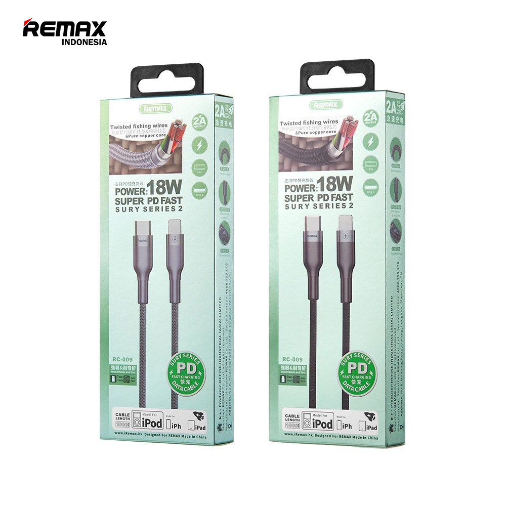 Jual Remax Cable Charging For C to Lightning PD18W Braided Wire 1M RC ...
