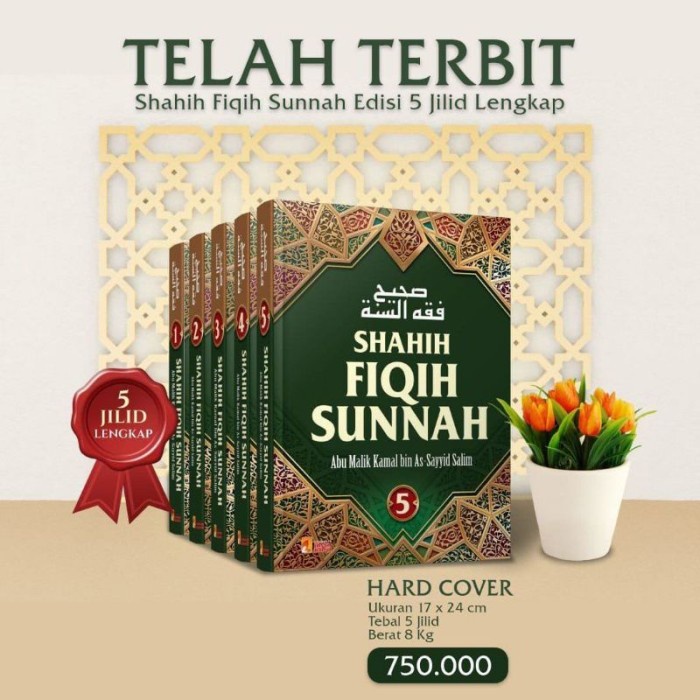 Jual Kitab Shahih Fiqih Sunnah 1 Set 5jilid Shopee Indonesia