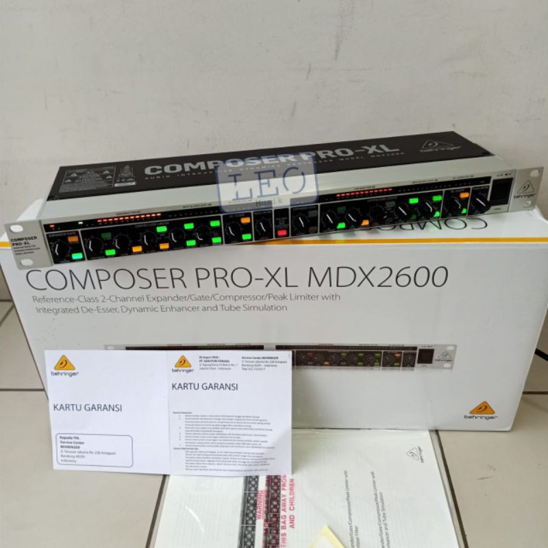 Jual BEHRINGER ORI COMPOSER PRO XL MDX 2600 V2 MDX2600 ORIGINAL