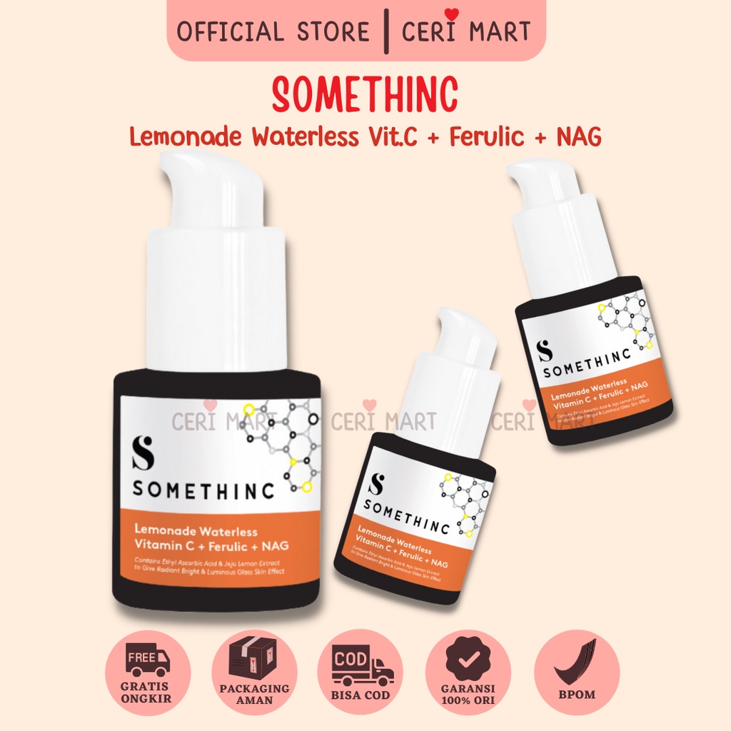 Jual Somethinc Lemonade Waterless Vitamin C Ferulic NAG Serum Garansi