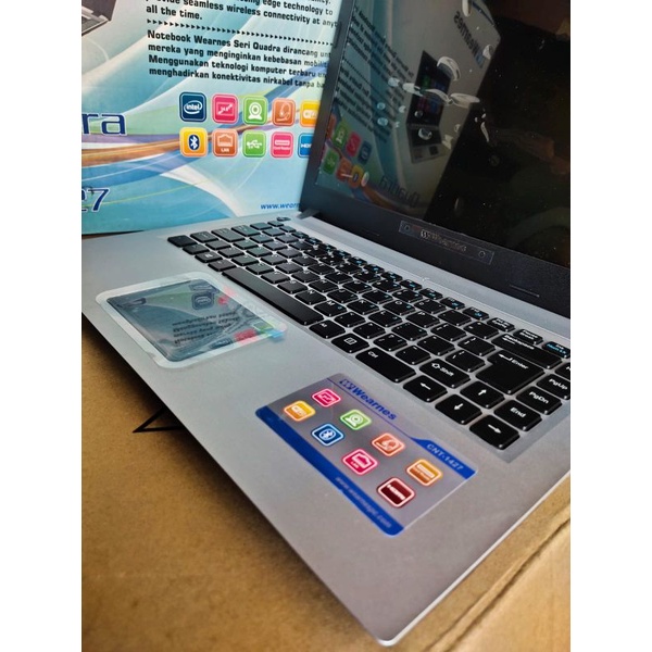 Jual laptop wearnes 1427 new stok lama | Shopee Indonesia