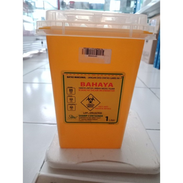 Jual Sharp Container 1L Tempat Limbah Tajam Medis | Shopee Indonesia