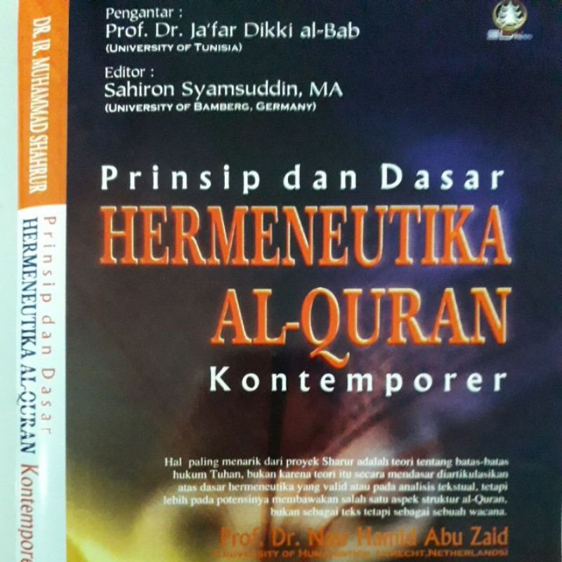 Jual Prinsip Dan Dasar Hermeneutika Al-Quran Kontemporel | Shopee Indonesia