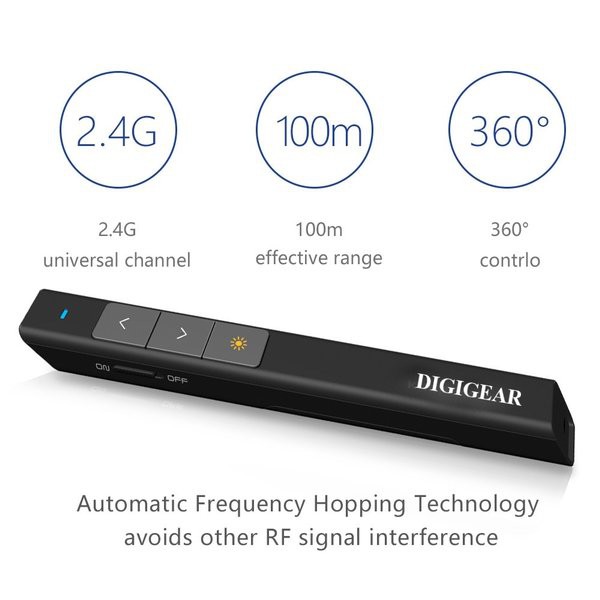 Jual Digigear Wireless Presentation Remote Laser Pointer PP-152 ...