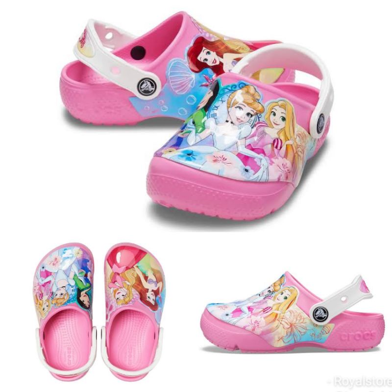 Jual CROCS Clog Band Disney PRINCESS Patch ORI Store Size C8 Shopee Indonesia