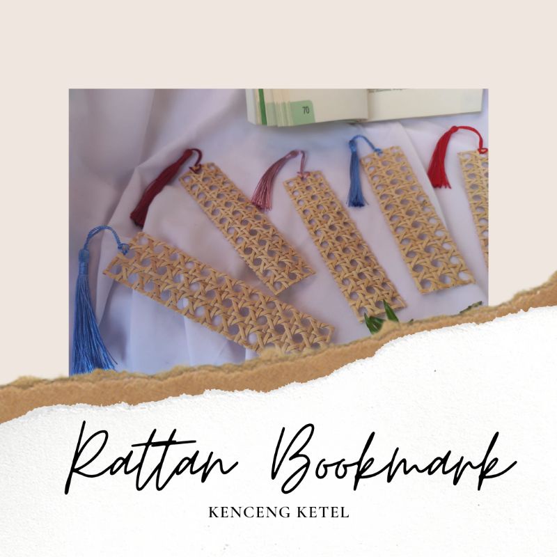 Jual Pembatas buku rotan (Rattan bookmark) | Shopee Indonesia