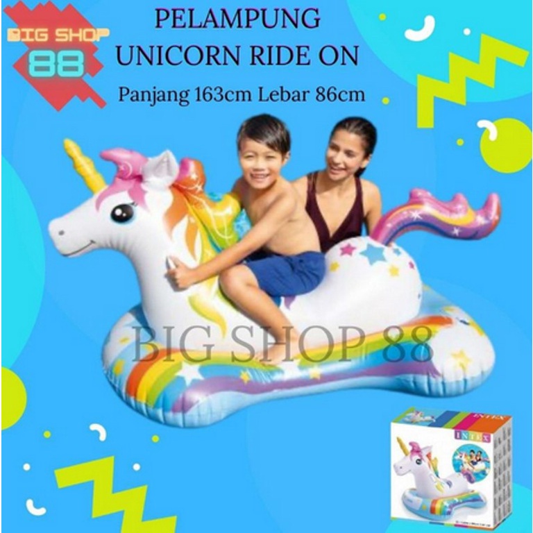Jual RIDE ON FLOATIES PELAMPUNG ANAK INTEX SWAN BEBEK FLAMINGO UNICORN ...