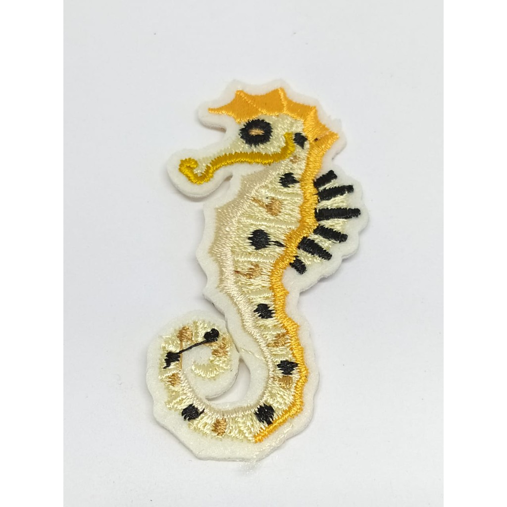 Jual PATCH BORDER SEA HORSE / EMBLEM KUDA LAUT / ANIMAL | Shopee Indonesia
