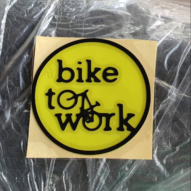 Jual STICKER STIKER BTW BIKE TO WORK B2W SCOTLITE | Shopee Indonesia
