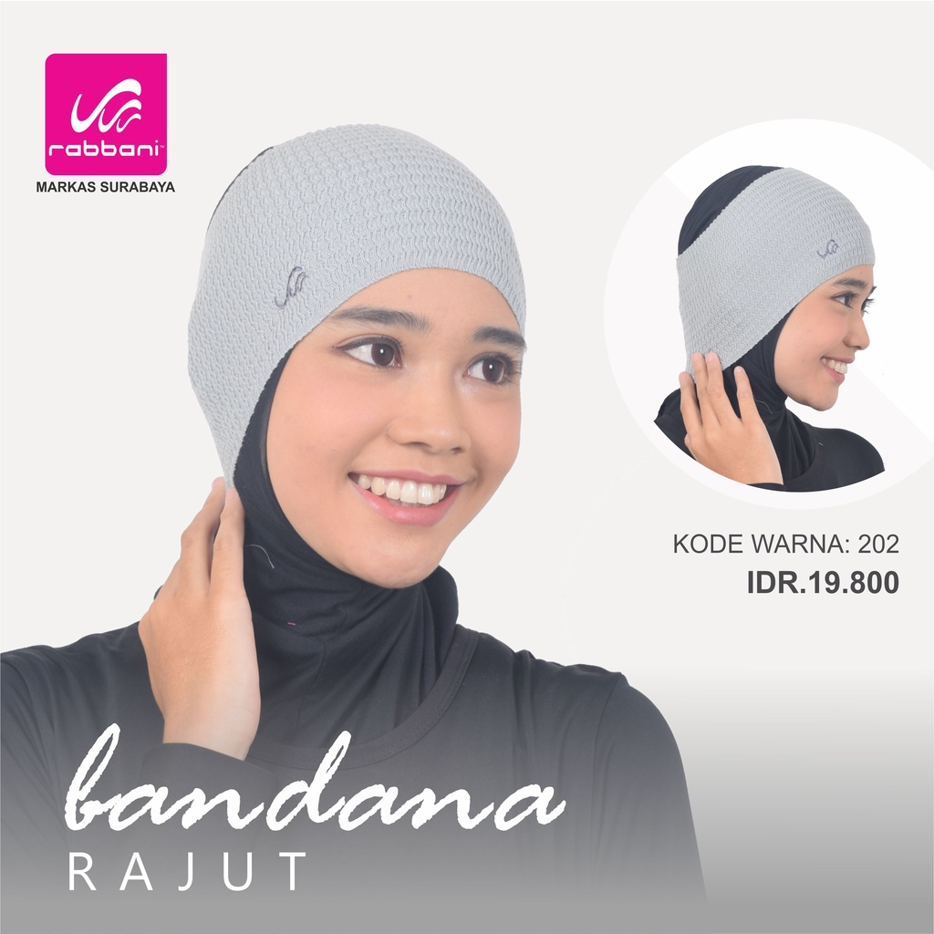 Jual BANDANA RAJUT NK2 RABBANI ORI (BOLONG BELAKANG) | Shopee Indonesia