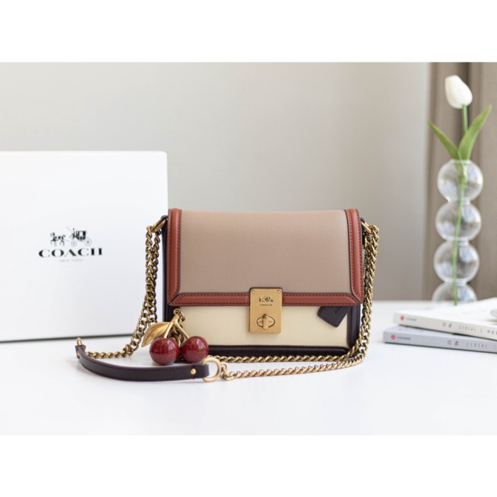 Jual Coach Hutton Colorblock Bag In Signature - 10 | Shopee Indonesia