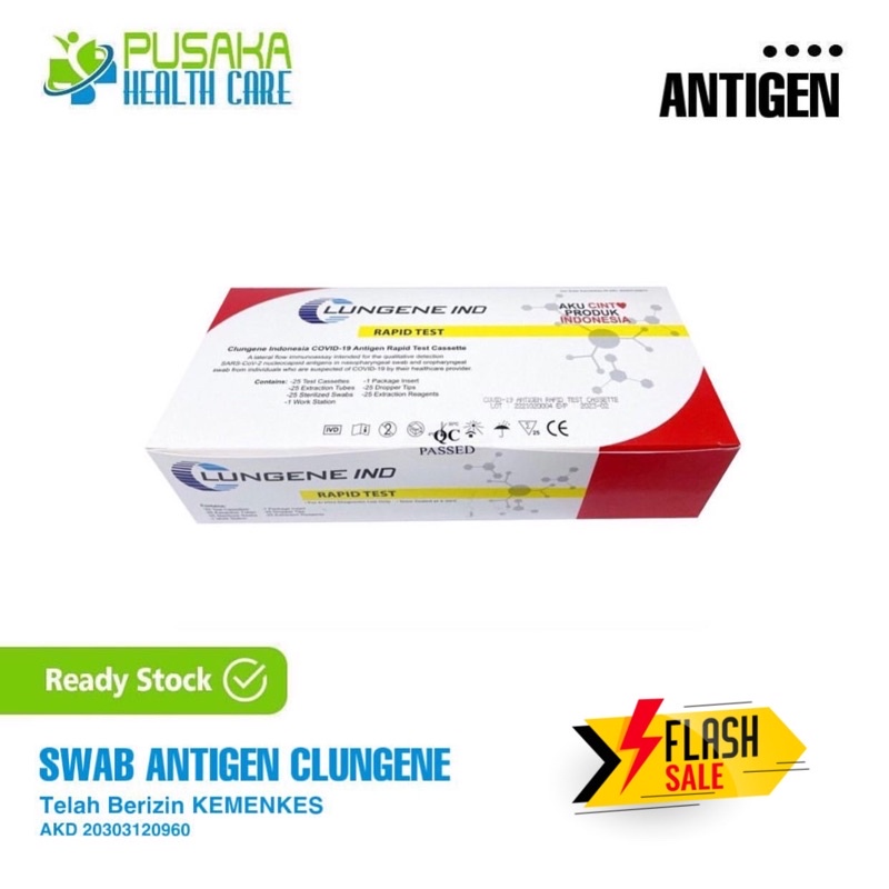 Jual Alat Test Swab Antigen Covid Isi 25 Per Box Kemenkes Hidung ...