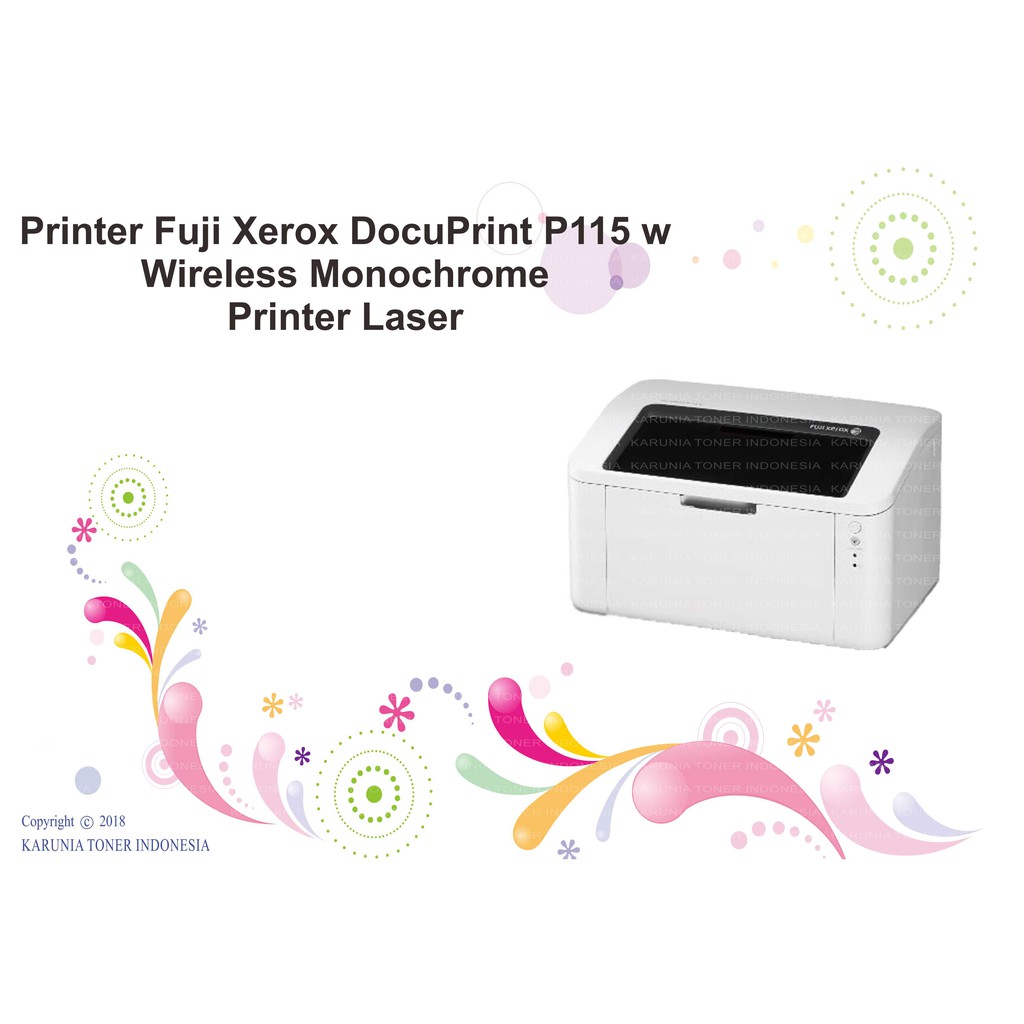 Jual Printer Fuji Xerox DocuPrint P115 W Wireless Monochrome Printer ...