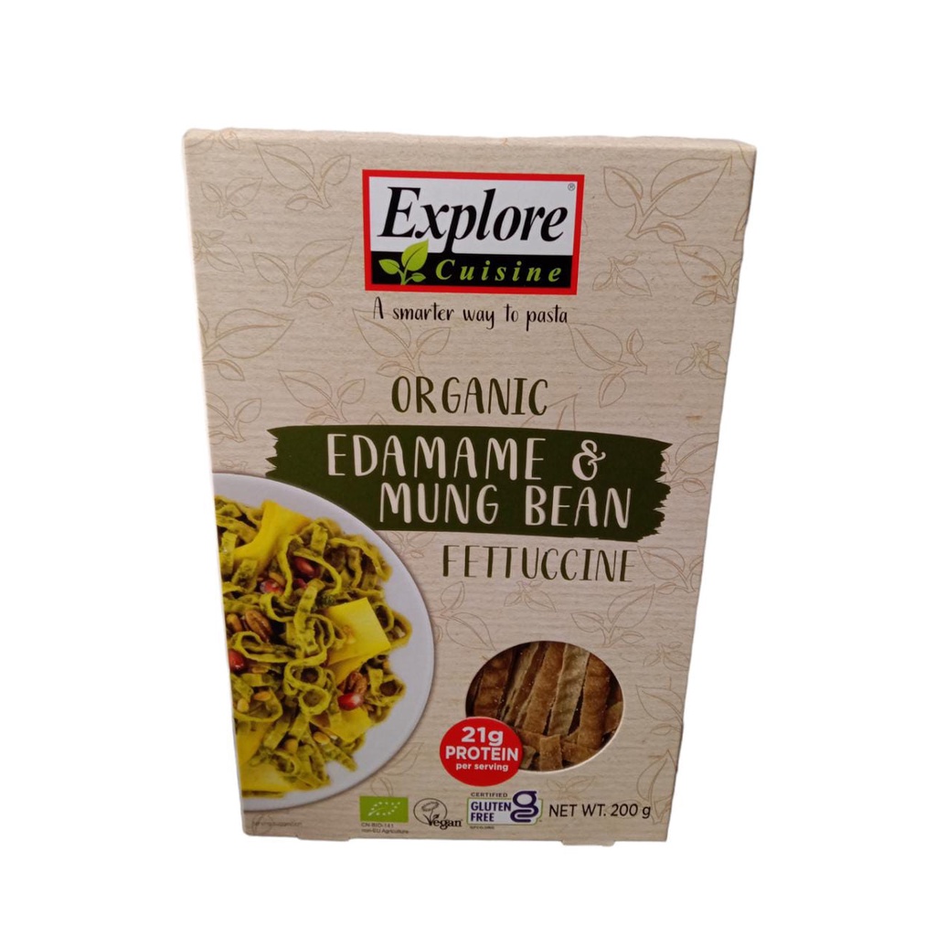 Jual EXPLORE ORGANIC EDAMAME & MUNG BEAN FETTUCCINE 200 GR / PASTA