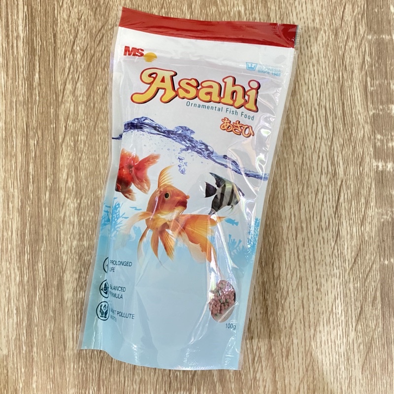 Jual beau - ASAHI Fish Food 100 Gr / Makanan Pelet Ikan Koi / Ikan Mas ...