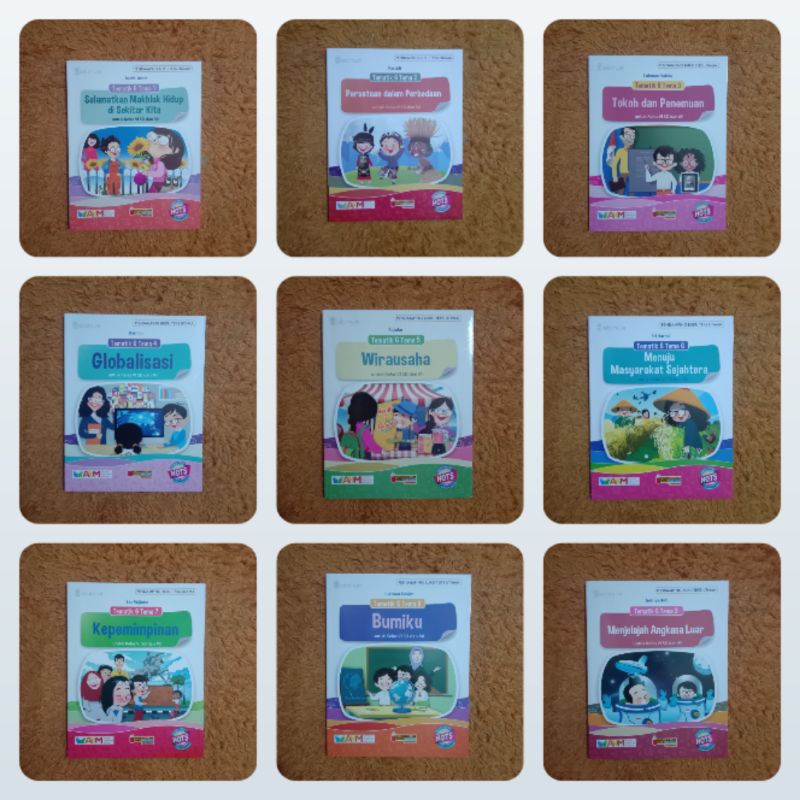 Jual Buku Tematik SD Kelas 6 Tema 1 2 3 4 5 6 7 8 9 Platinum Tiga ...