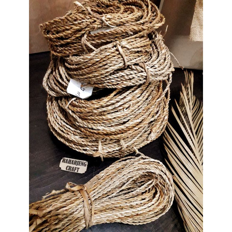 Jual 088|| 1 meter ||Tali agel || Tali gedebog pisang || Tali kulit ...