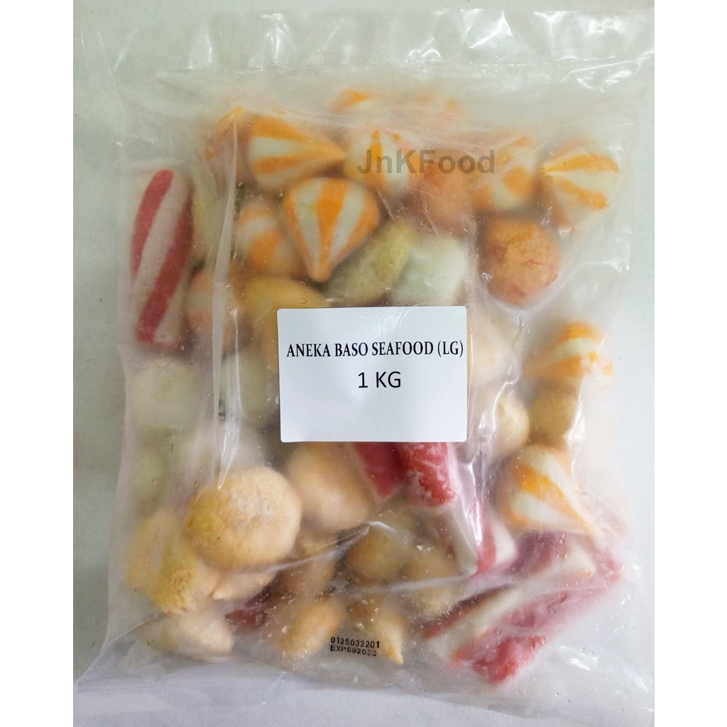 Jual Aneka Bakso Seafood 1000 gram Aneka Bakso Seafood Frozen Food