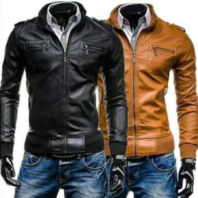 Jual Jaket rib semi kulit motor touring pria terbaru | Shopee Indonesia