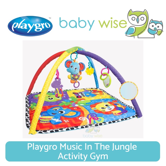 Music in the store jungle activity gym