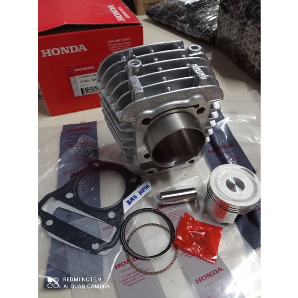 Jual Blok Seher Assy set Honda Blade lama, Revo Absolut 110cc.Asli