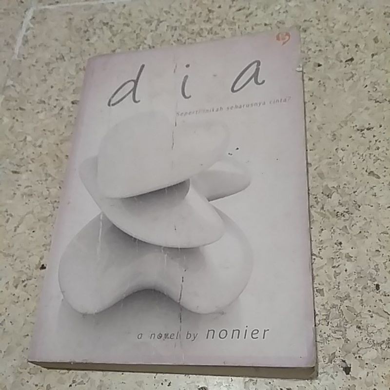 Jual NOVEL DIA - SEPERTI INIKAH SEHARUSNYA CINTA - NONIER | Shopee ...