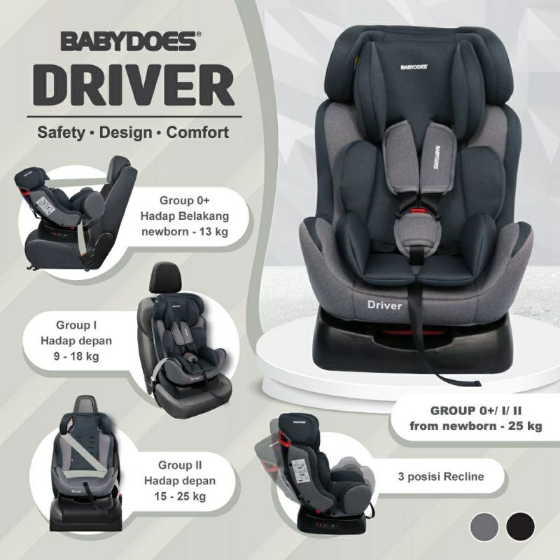 Jual Carseat Babydoes Driver 8514 Car Seat Babydoes Esteem 8519