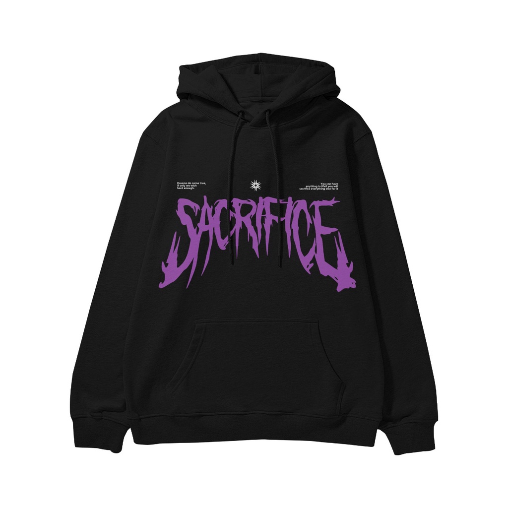 Jual RASSHAZE - Sweater Fullover Hoodie Sacrifice Black | Shopee Indonesia